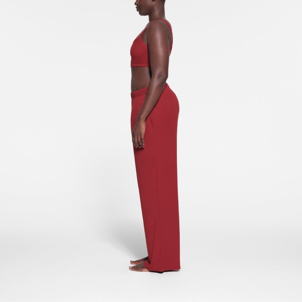 SKIMS NWT Soft Lounge Loose Pant - Brick - Picture 3 of 7
